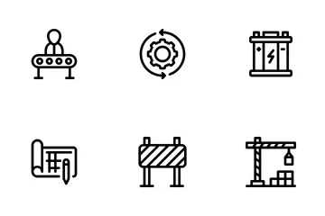 Trabalho e Industrial Pacote de Ícones