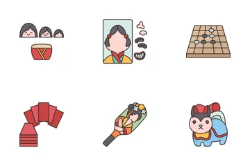 Traditional Japanese Toys Icon Pack
