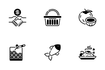 Traditional Markets Indonesia Icon Pack