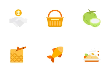 Traditional Markets Indonesia Icon Pack