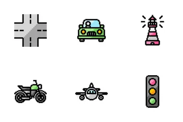 Traffic And Transportation Icon Pack