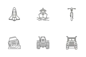 Traffic And Transportation Icon Pack