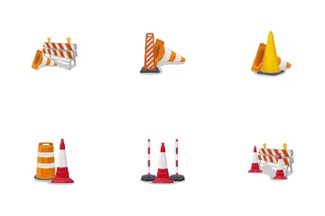 Traffic Cone Icon Pack