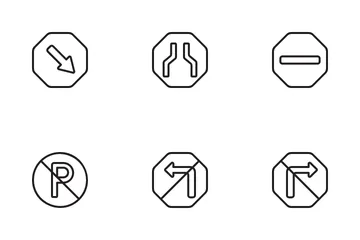 TRAFFIC SIGN Icon Pack
