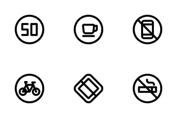 Traffic Sign Icon Pack