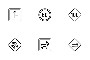 Traffic Sign Icon Pack