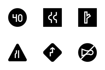 Traffic Sign Icon Pack