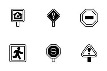 Traffic Sign Icon Pack