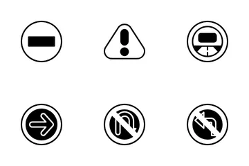 Traffic Sign Icon Pack