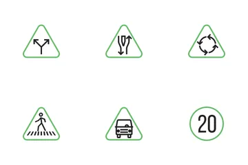 Traffic Signs  Icon Pack