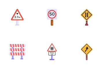 Traffic Signs Icon Pack