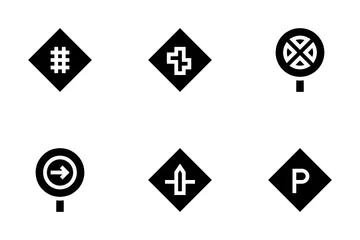 Traffic Signs Icon Pack