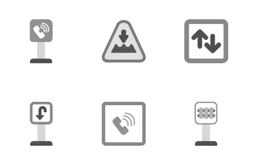 Traffic Signs Icon Pack