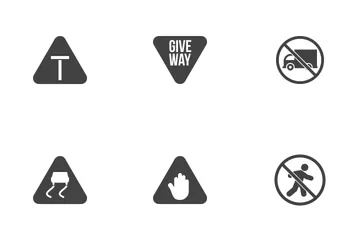 Traffic Signs Icon Pack