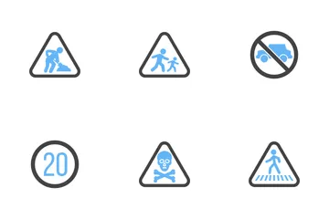 Traffic Signs Icon Pack