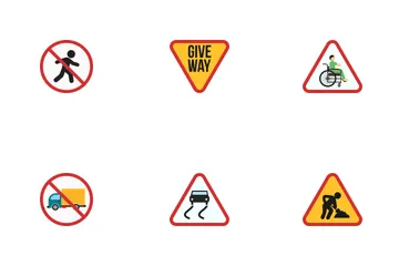 Traffic Signs Icon Pack