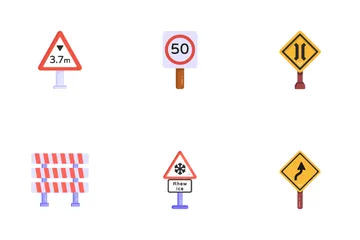 Traffic Signs Icon Pack