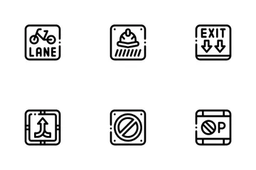 Traffic Signs Icon Pack