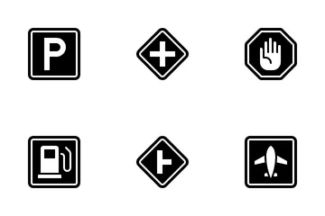 Traffic Signs Icon Pack