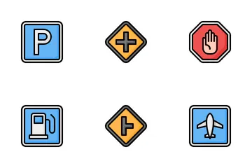 Traffic Signs Icon Pack