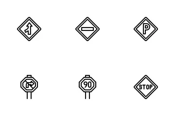 Traffic Signs Icon Pack