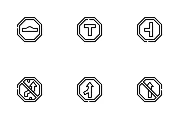 Traffic Signs Icon Pack