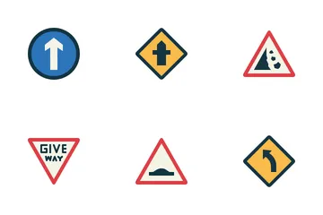 Traffic Signs Icon Pack