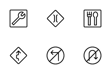 Traffic Signs Icon Pack