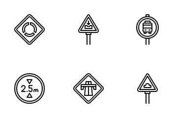 Traffic Signs Icon Pack