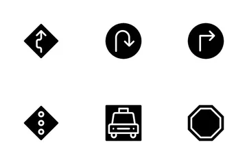 Traffic Signs Icon Pack