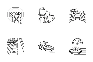 Traffic Violations Icon Pack