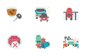 Traffic Violations Icon Pack