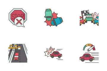 Traffic Violations Icon Pack