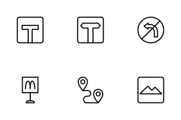 Trafic Sign Icon Pack