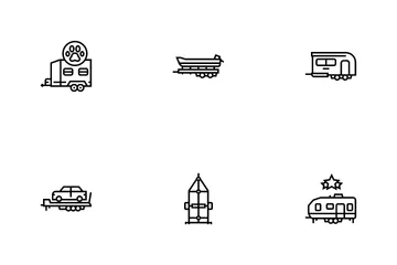 Trailer Transport Icon Pack