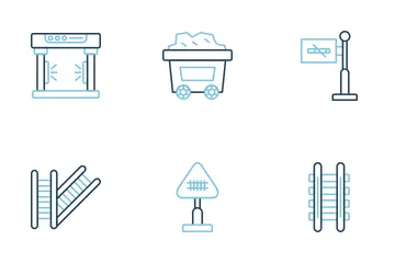 Train Station Icon Pack