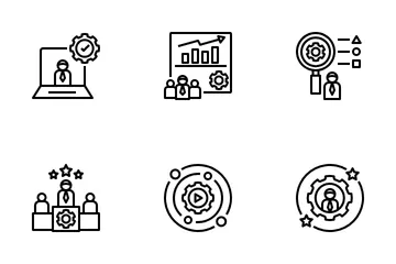 Training Management System Icon Pack