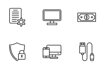 Transferencia de datos Paquete de Iconos