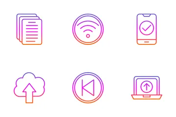 Transferencia de datos Paquete de Iconos