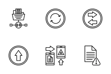 Transferencia de datos Paquete de Iconos