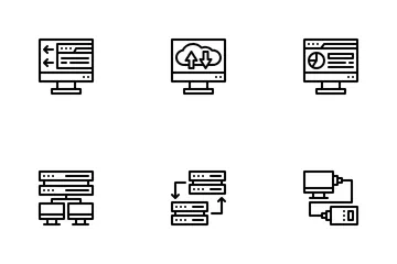 Transferencia de datos Paquete de Iconos