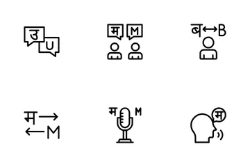 Translation Services Icon Pack