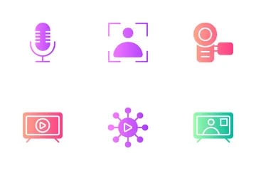 Transmisión en vivo Icon Pack