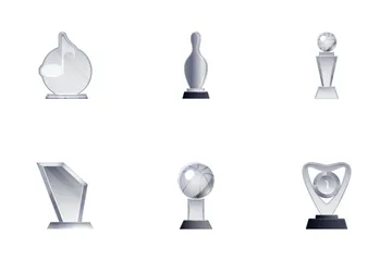 Transparent Trophies Icon Pack
