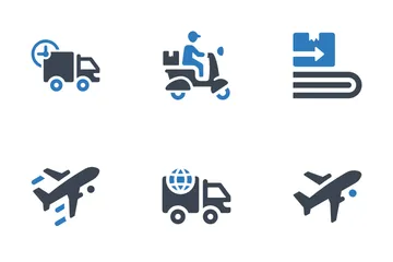 Transport And Logistics Icon Pack