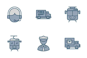 Transport And Logistics Icon Pack