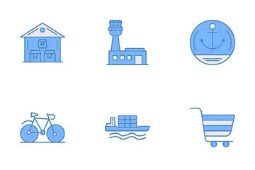 Transport And Logistics Icon Pack