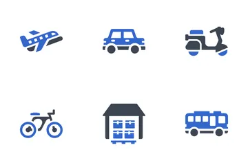 Transport And Logistics Icon Pack