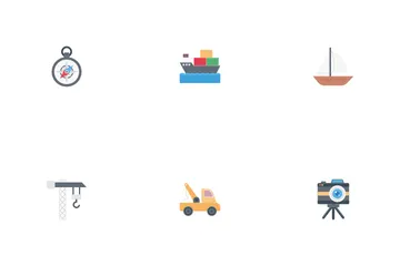 Transport And Shipping Icon Pack