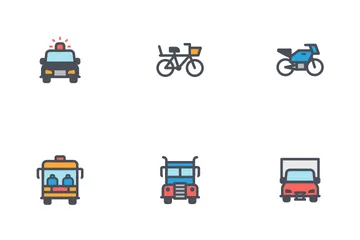 Transport And Vehicle Icon Pack